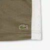 Damen-Shorts aus Satin-Jersey mit Pointelle-Streifen Damen-Shorts aus Satin-Jersey mit Pointelle-Streifen