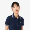 Damen-Skaterkleid mit Stretch-Poloshirt-Kragen Damen-Skaterkleid mit Stretch-Poloshirt-Kragen
