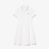 Damen-Skaterkleid mit Stretch-Poloshirt-Kragen Damen-Skaterkleid mit Stretch-Poloshirt-Kragen