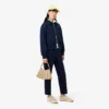 Damen-Stretchjacke mit doppeltem Kragen Damen-Stretchjacke mit doppeltem Kragen