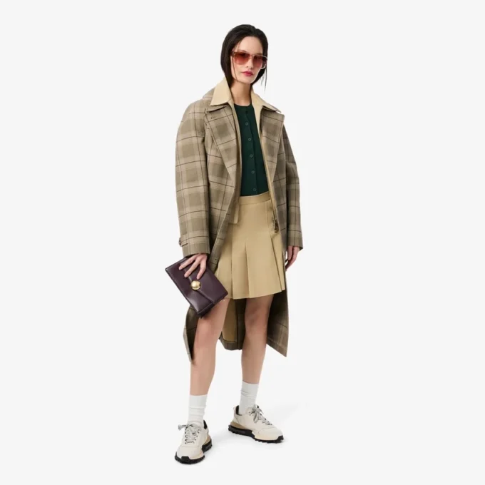 Damen-Strickjacke aus Merinowolle mit Rippstrick Damen-Strickjacke aus Merinowolle mit Rippstrick