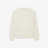 Damen-Sweatshirt aus Baumwolle mit geprägtem Logo Damen-Sweatshirt aus Baumwolle mit geprägtem Logo