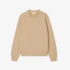 Damen-Sweatshirt aus Baumwolle mit geprägtem Logo Damen-Sweatshirt aus Baumwolle mit geprägtem Logo