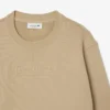 Damen-Sweatshirt aus Baumwolle mit geprägtem Logo Damen-Sweatshirt aus Baumwolle mit geprägtem Logo