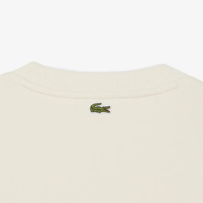 Damen-Sweatshirt aus Baumwolle mit geprägtem Logo Damen-Sweatshirt aus Baumwolle mit geprägtem Logo