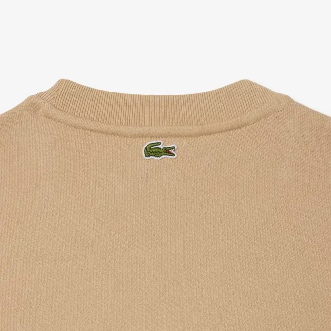 Damen-Sweatshirt aus Baumwolle mit geprägtem Logo Damen-Sweatshirt aus Baumwolle mit geprägtem Logo