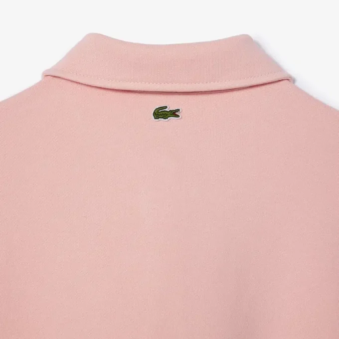 Damen-Sweatshirt mit Polo-Kragen und besticktem Relaxed Fit Damen-Sweatshirt mit Polo-Kragen und besticktem Relaxed Fit