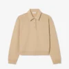 Damen-Sweatshirt mit Poloshirt-Kragen Damen-Sweatshirt mit Poloshirt-Kragen
