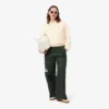 Damen-Sweatshirt mit Poloshirt-Kragen Damen-Sweatshirt mit Poloshirt-Kragen