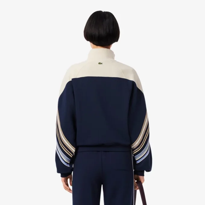 Damen-Sweatshirt mit Reißverschluss, hergestellt in Frankreich Damen-Sweatshirt mit Reißverschluss, hergestellt in Frankreich