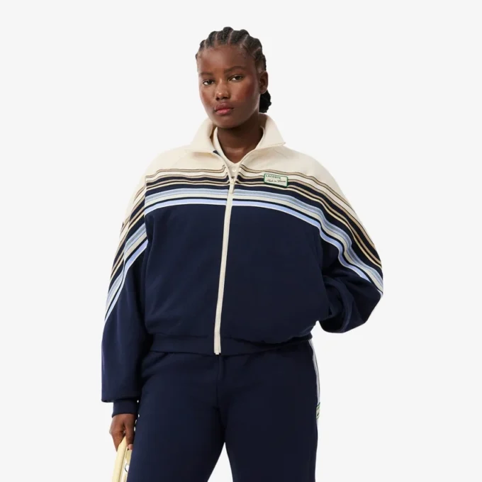 Damen-Sweatshirt mit Reißverschluss, hergestellt in Frankreich Damen-Sweatshirt mit Reißverschluss, hergestellt in Frankreich