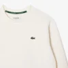 Damen-Sweatshirt mit Rundhalsausschnitt aus Piqué