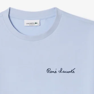 Damen-T-Shirt aus Baumwolle mit Markenlogo in lockerer Passform