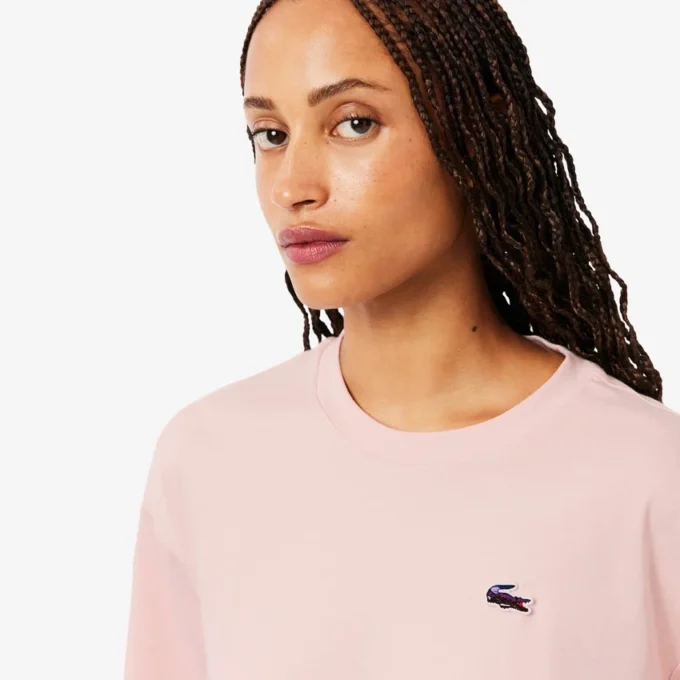 Damen-T-Shirt „Landscape Crocodile“ in lockerer Passform Damen-T-Shirt „Landscape Crocodile“ in lockerer Passform