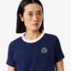 Damen-Tennis-Shorts aus Stretch-Piqué im Heritage-Stil Damen-Tennis-Shorts aus Stretch-Piqué im Heritage-Stil