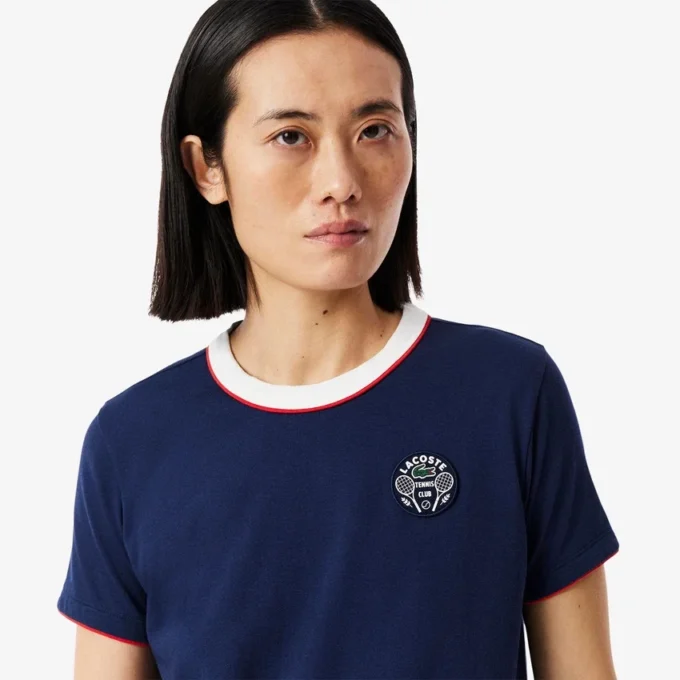 Damen-Tennis-Shorts aus Stretch-Piqué im Heritage-Stil Damen-Tennis-Shorts aus Stretch-Piqué im Heritage-Stil