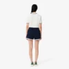 Damen-Tennis-Shorts aus Stretch-Piqué im Heritage-Stil Damen-Tennis-Shorts aus Stretch-Piqué im Heritage-Stil
