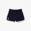 Damen-Tennis-Shorts aus Stretch-Piqué im Heritage-Stil Damen-Tennis-Shorts aus Stretch-Piqué im Heritage-Stil