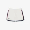 Damen-Tennis-Shorts aus Stretch-Piqué im Heritage-Stil Damen-Tennis-Shorts aus Stretch-Piqué im Heritage-Stil