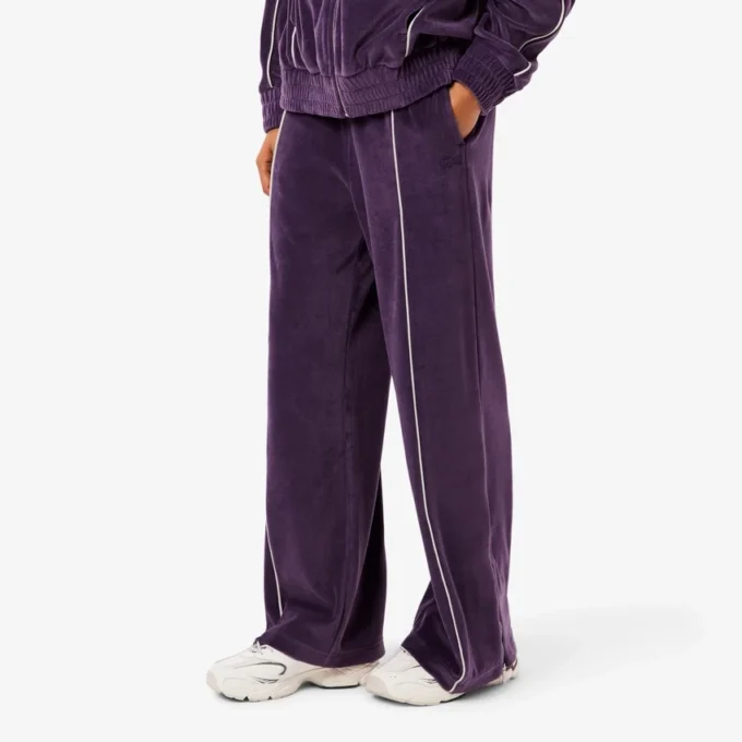 Damen-Velours-Jogginghose mit Zierakzenten Damen-Velours-Jogginghose mit Zierakzenten