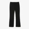 Damenhose mit hoher Taille und ausgestelltem Bein Damenhose mit hoher Taille und ausgestelltem Bein