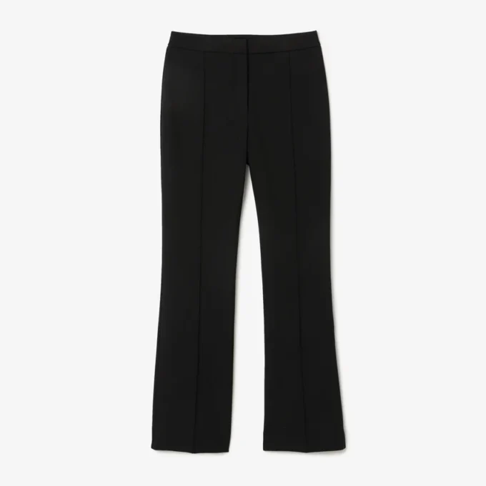 Damenhose mit hoher Taille und ausgestelltem Bein Damenhose mit hoher Taille und ausgestelltem Bein