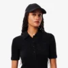 Damenkleid mit Polo-Kragen aus flauschigem Rippstrick Damenkleid mit Polo-Kragen aus flauschigem Rippstrick