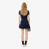 Damenrock aus Wollmischung mit Falten Damenrock aus Wollmischung mit Falten