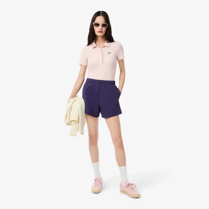 Doppelseitige Piqué-Shorts für Damen Doppelseitige Piqué-Shorts für Damen