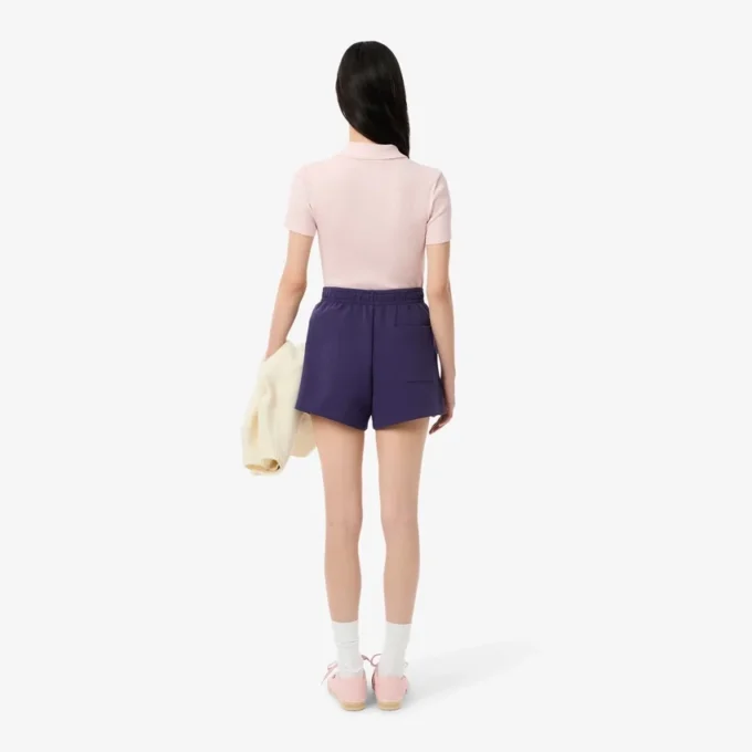 Doppelseitige Piqué-Shorts für Damen Doppelseitige Piqué-Shorts für Damen