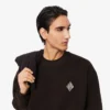 Double-Face-Piqué-Sweatshirt mit Emblem Double-Face-Piqué-Sweatshirt mit Emblem