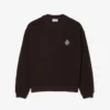 Double-Face-Piqué-Sweatshirt mit Emblem Double-Face-Piqué-Sweatshirt mit Emblem