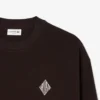 Double-Face-Piqué-Sweatshirt mit Emblem Double-Face-Piqué-Sweatshirt mit Emblem