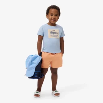 Einfarbige gefütterte Retroshorts