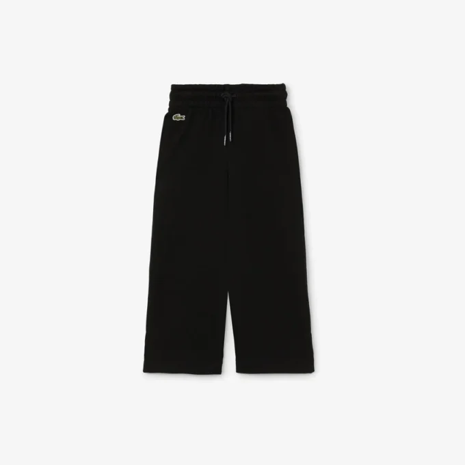 Fleece-Jogginghose für Mädchen mit ausgestelltem Bein Fleece-Jogginghose für Mädchen mit ausgestelltem Bein