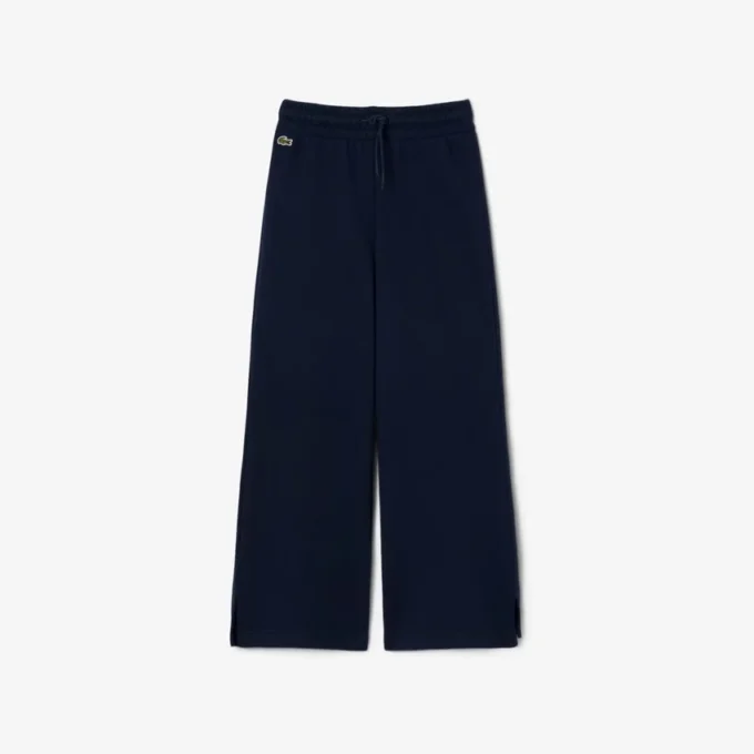 Fleece-Jogginghose für Mädchen mit ausgestelltem Bein Fleece-Jogginghose für Mädchen mit ausgestelltem Bein