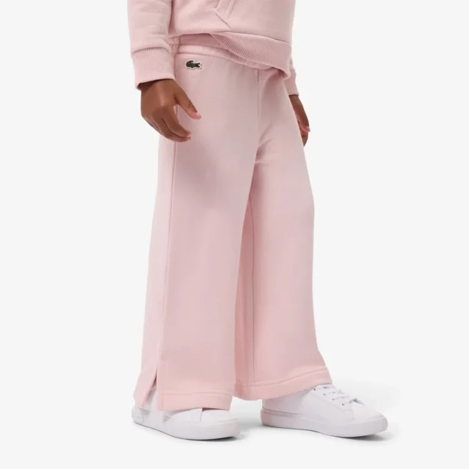 Fleece-Jogginghose für Mädchen mit ausgestelltem Bein Fleece-Jogginghose für Mädchen mit ausgestelltem Bein