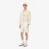 Fleece-Shorts mit Colorblock-Design in Regular-Fit Fleece-Shorts mit Colorblock-Design in Regular-Fit