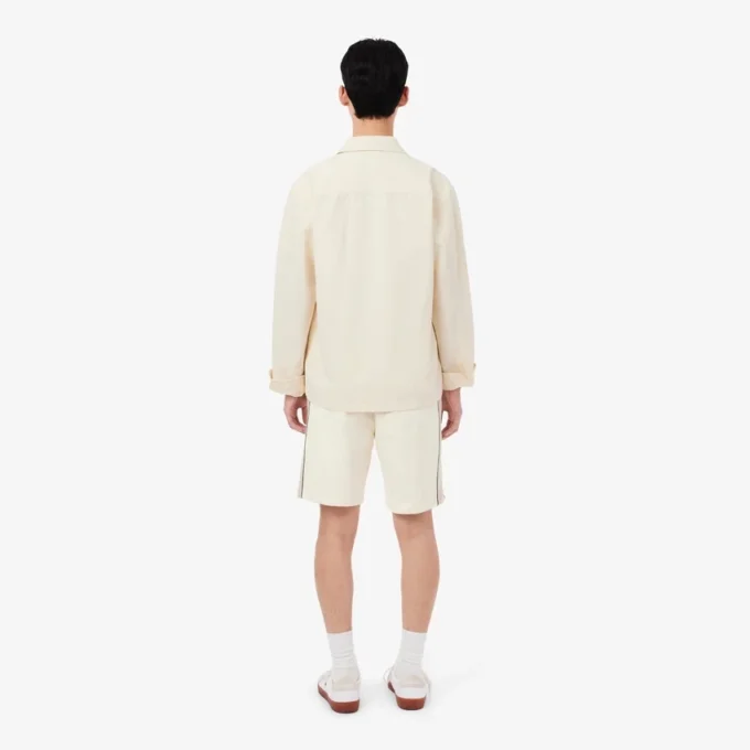 Fleece-Shorts mit Colorblock-Design in Regular-Fit Fleece-Shorts mit Colorblock-Design in Regular-Fit