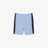 Fleece-Shorts mit Colorblock-Design in Regular-Fit Fleece-Shorts mit Colorblock-Design in Regular-Fit