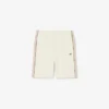 Fleece-Shorts mit Colorblock-Design in Regular-Fit Fleece-Shorts mit Colorblock-Design in Regular-Fit