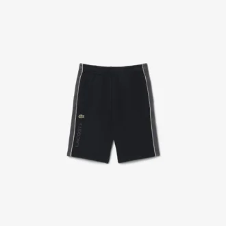 Fleece-Shorts mit Farbblock-Design