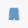 Fleece-Shorts mit Farbblock-Design Fleece-Shorts mit Farbblock-Design
