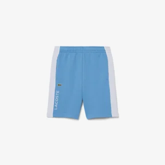 Fleece-Shorts mit Farbblock-Design Fleece-Shorts mit Farbblock-Design