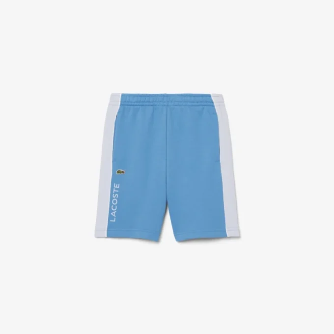 Fleece-Shorts mit Farbblock-Design Fleece-Shorts mit Farbblock-Design