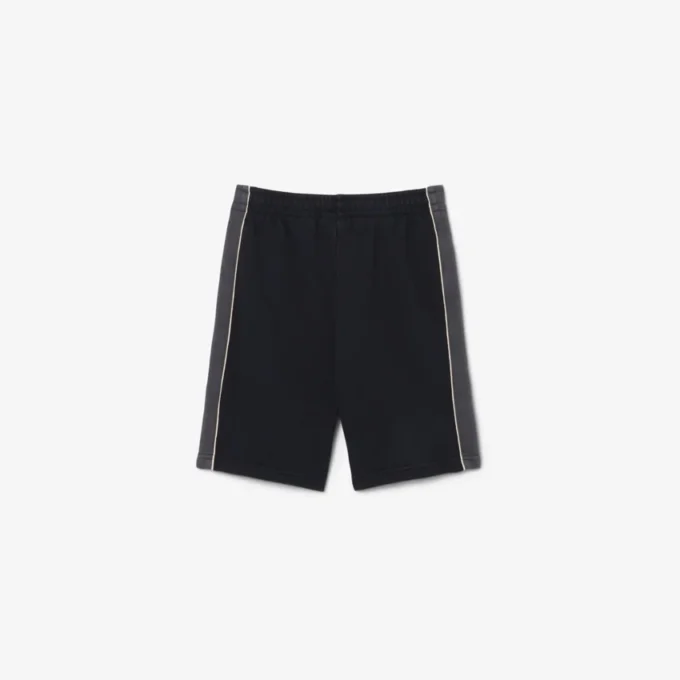 Fleece-Shorts mit Farbblock-Design Fleece-Shorts mit Farbblock-Design