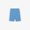 Fleece-Shorts mit Farbblock-Design Fleece-Shorts mit Farbblock-Design