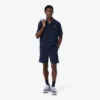 Fleece-Shorts mit Logo-Streifen in Regular Fit Fleece-Shorts mit Logo-Streifen in Regular Fit