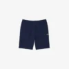 Fleece-Shorts mit Logo-Streifen in Regular Fit Fleece-Shorts mit Logo-Streifen in Regular Fit