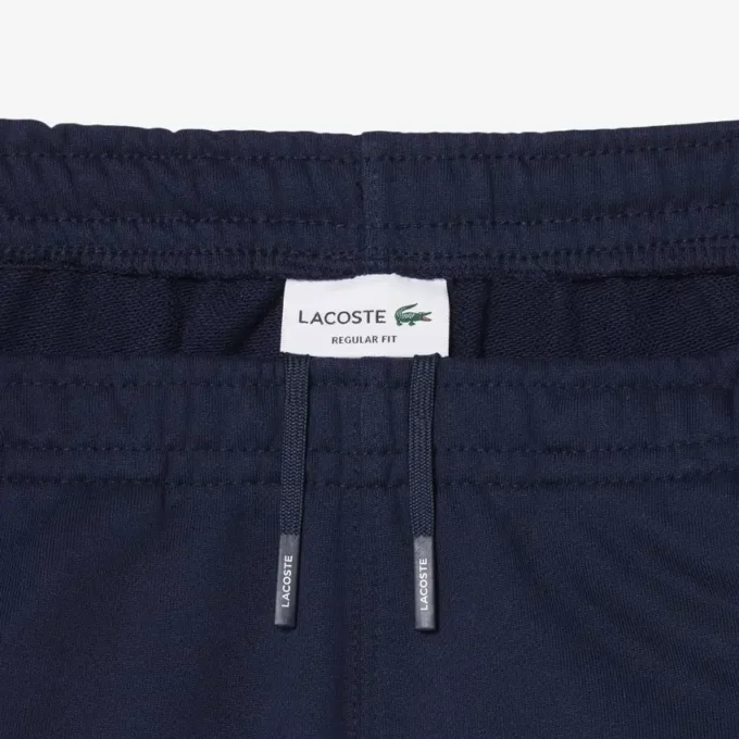 Fleece-Shorts mit Logo-Streifen in Regular Fit Fleece-Shorts mit Logo-Streifen in Regular Fit